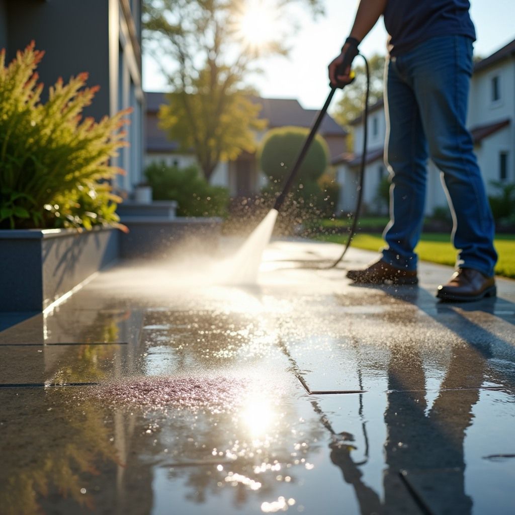 Pressure washing